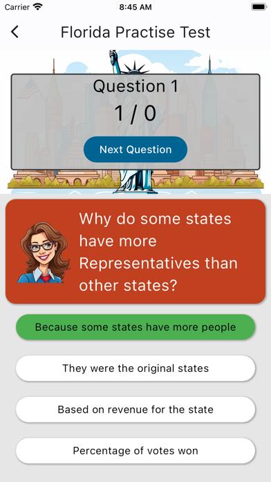 USA Civics Tutor screenshot game