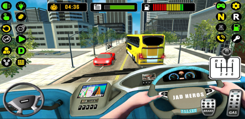 Автобус Euro Bus Simulator Driving Мобильная Версия Андроид IOS.