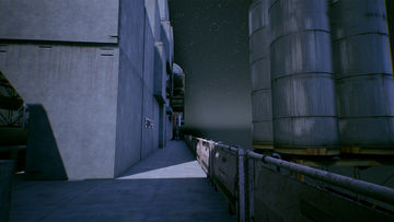 Cyberpunk Horror Game Screenshot