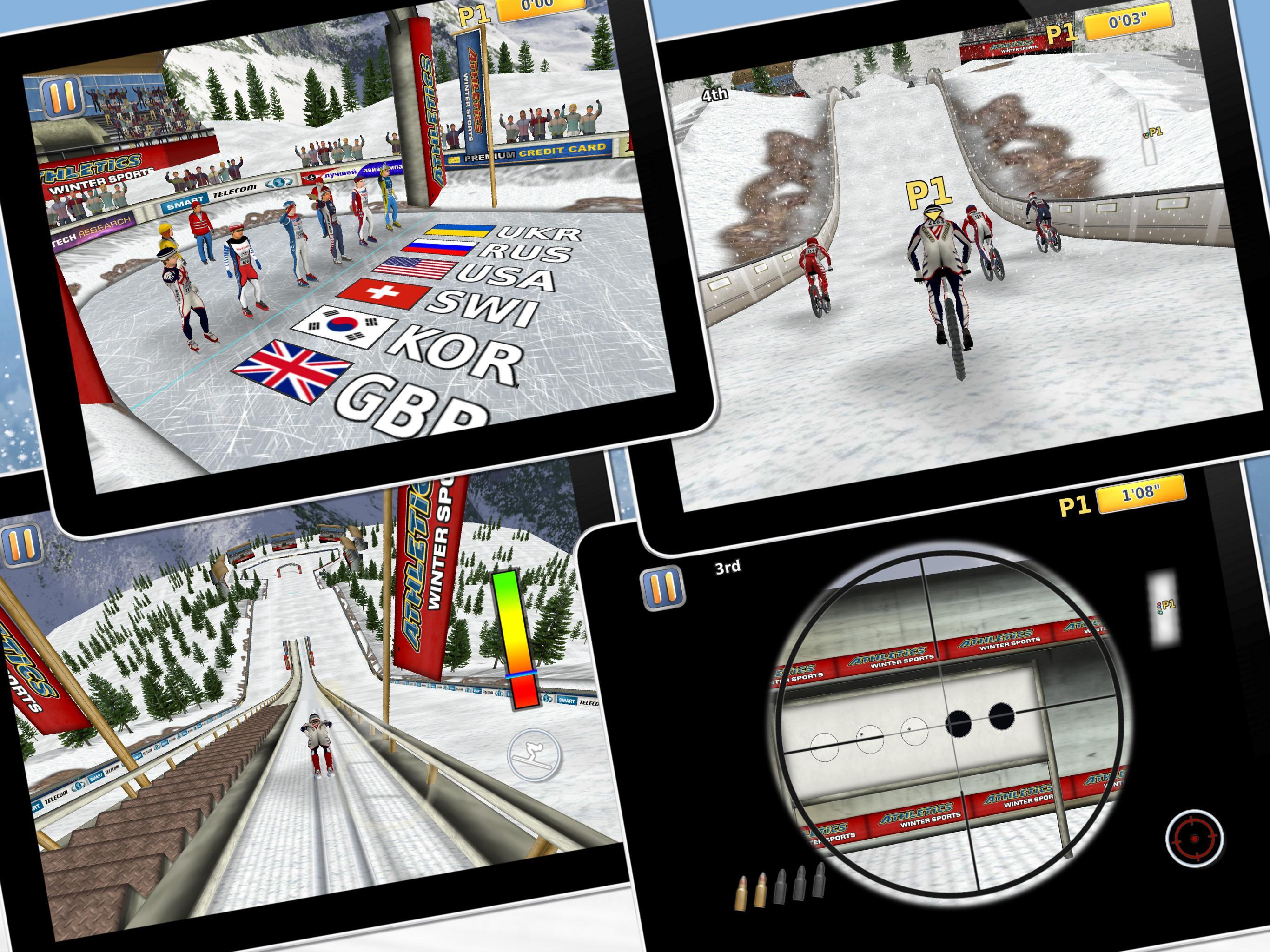 Athletics 2: Winter Sports Game Screenshot