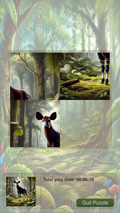 Slide Puzzle Exotic Animals ภาพหน้าจอเกม