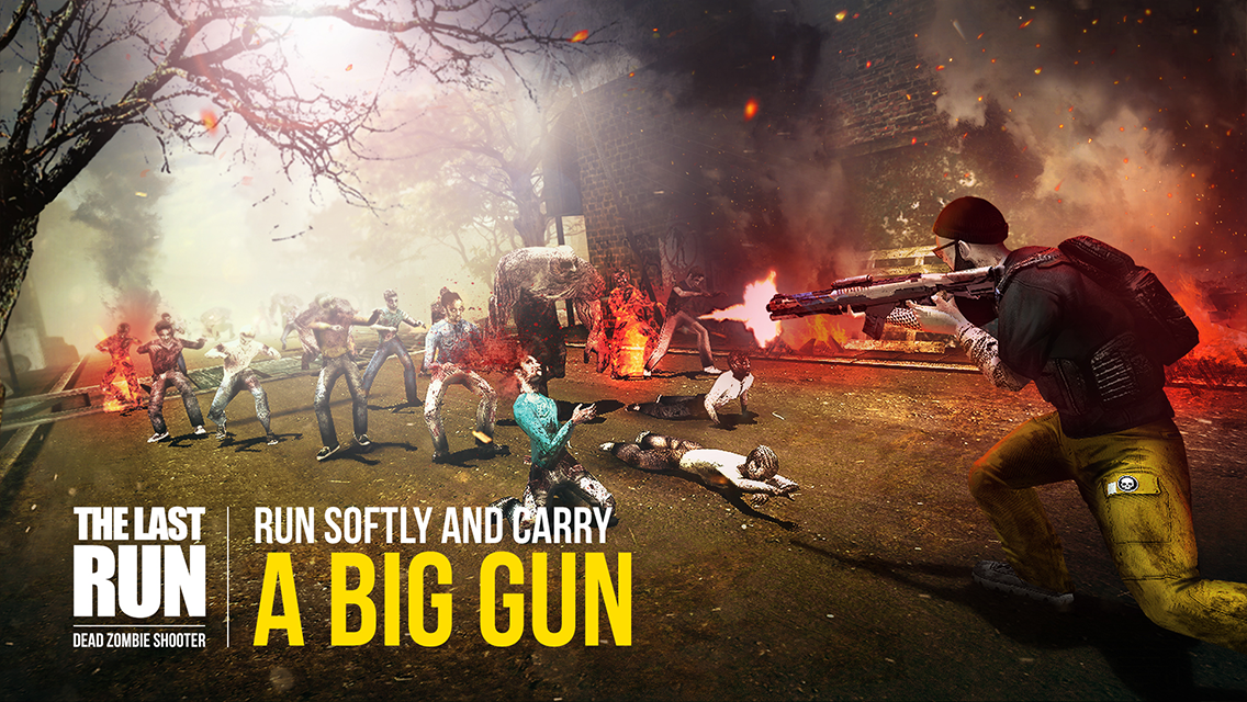 Captura de Tela do Jogo Last Run: Dead Zombie Shooter