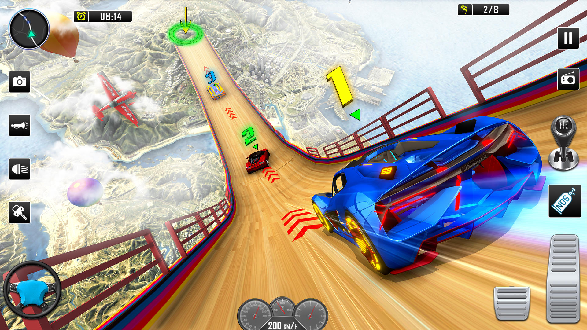 Screenshot 1 of 램프 자동차 스턴트: 자동차 게임 3.1