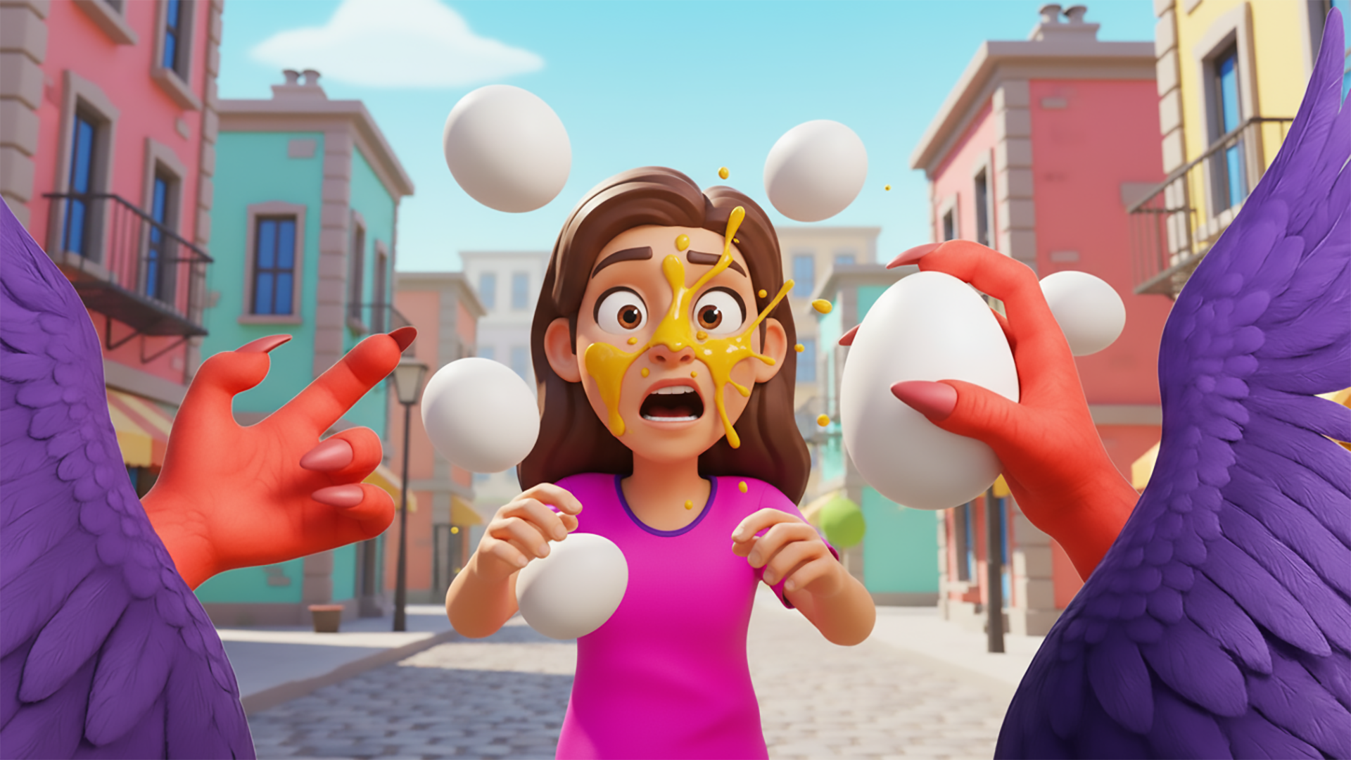 Cuplikan Layar Game Bad Eagle Prankster: Bird Game