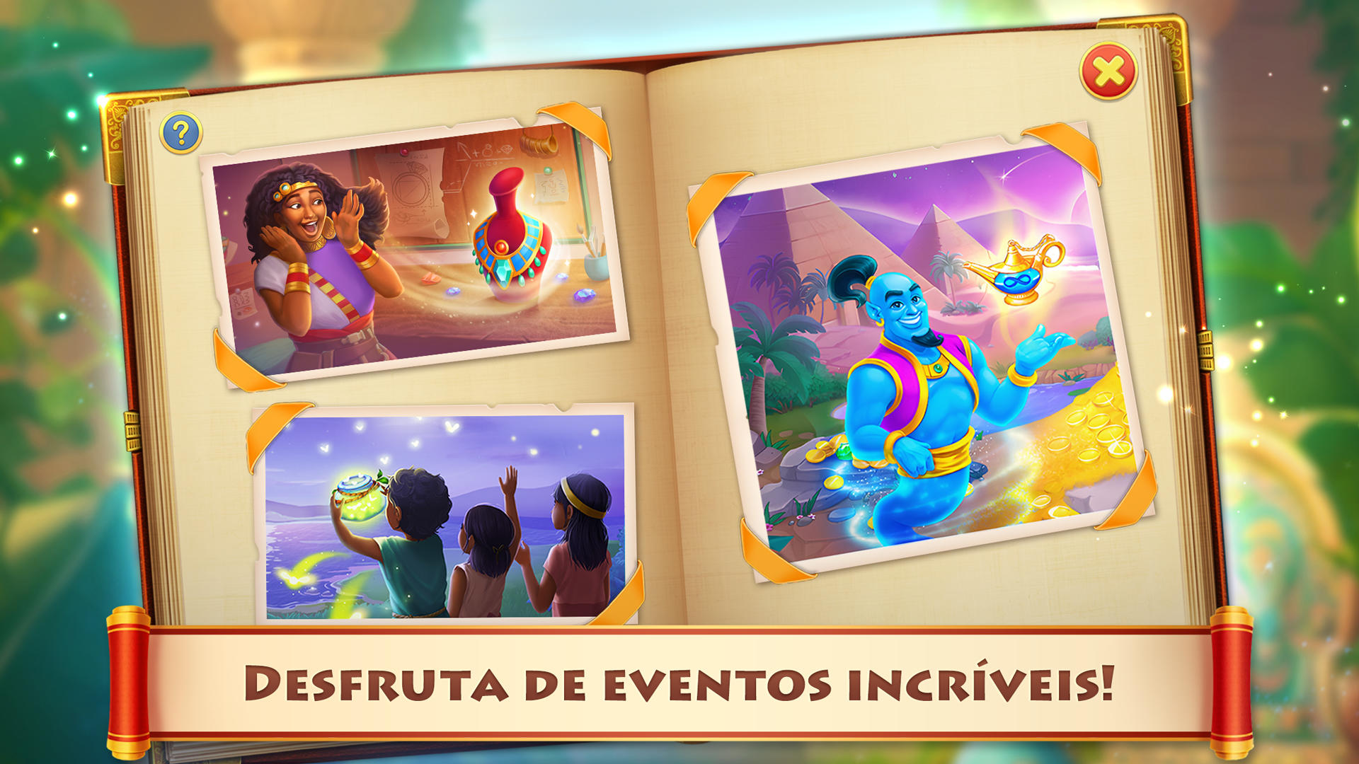 Captura de Tela do Jogo Cradle of Empires Match 3 Jogo