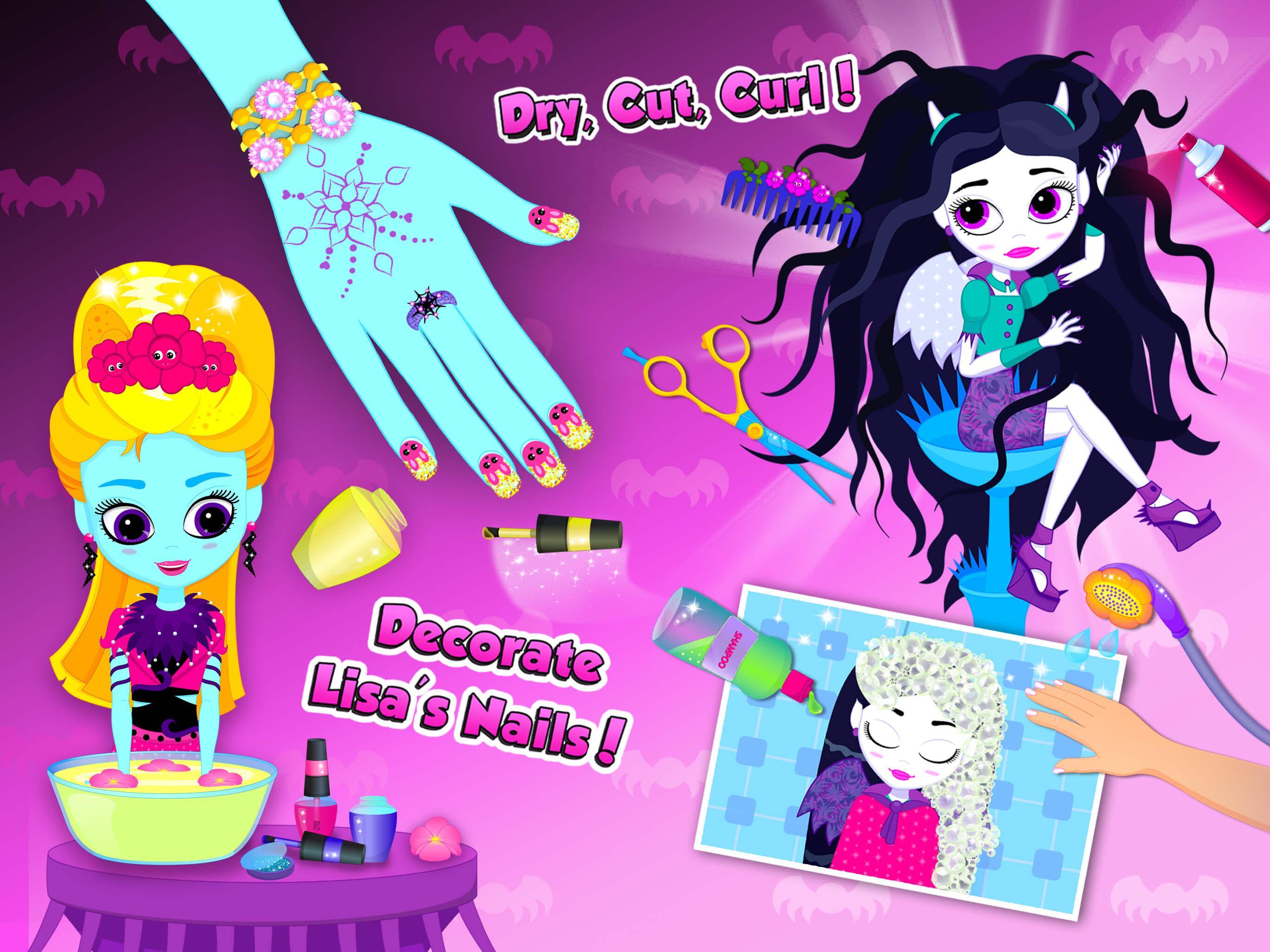 Monster Sisters Summer Party Game Screenshot