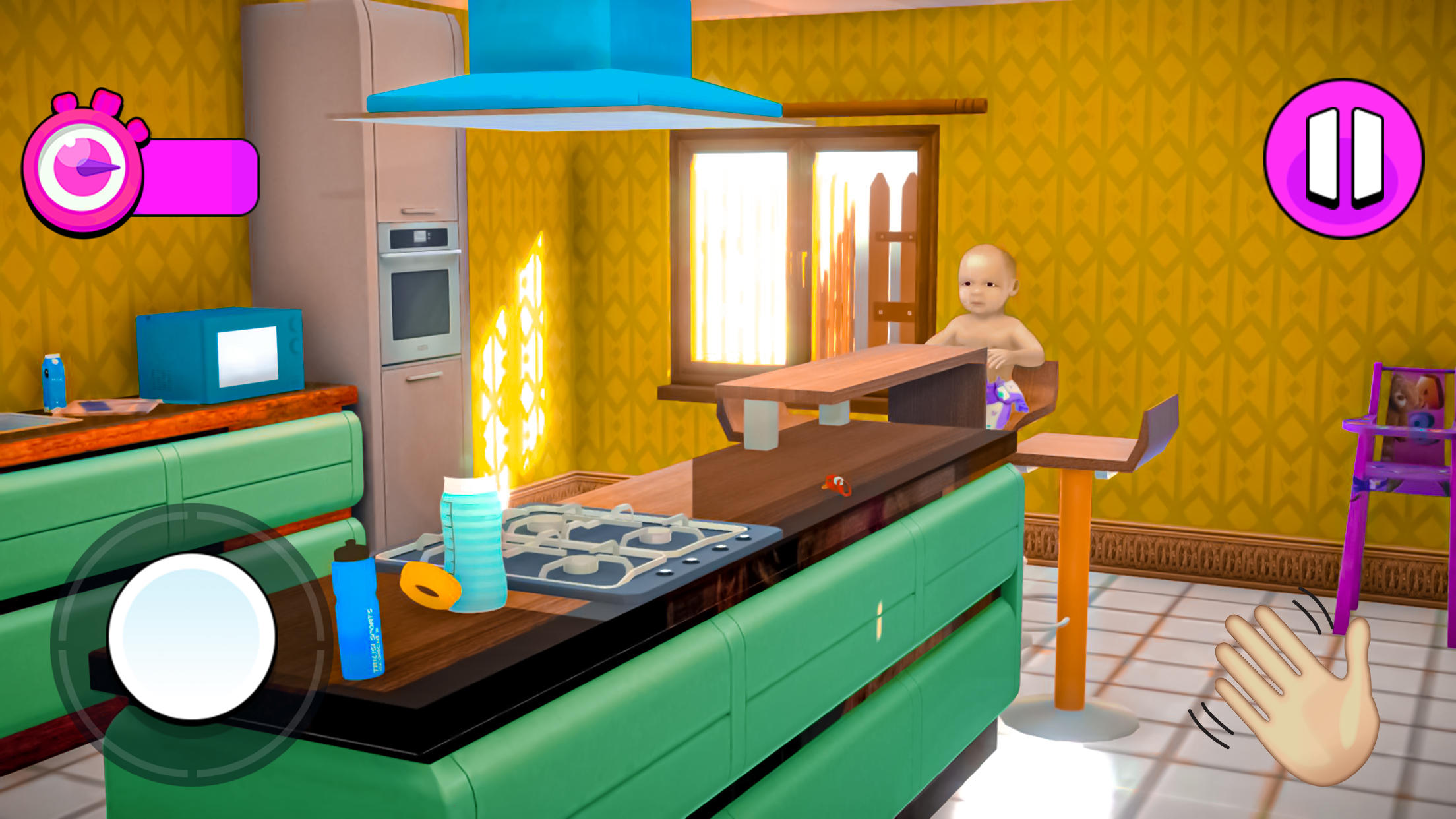 Screenshot of Virtual Mother Baby Simulator