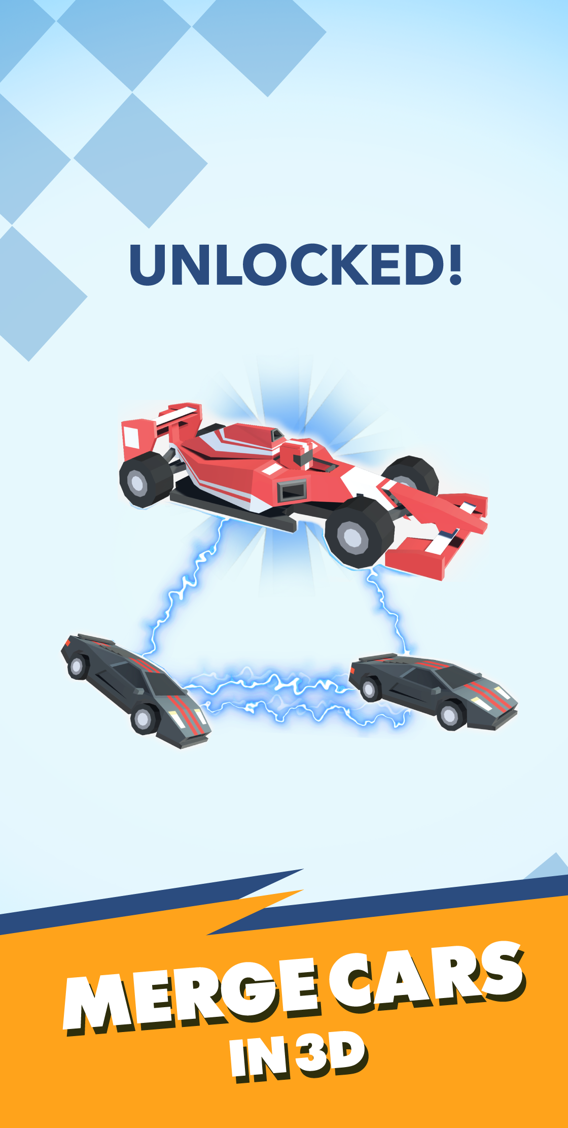 Merge Cars 3D 게임 스크린 샷
