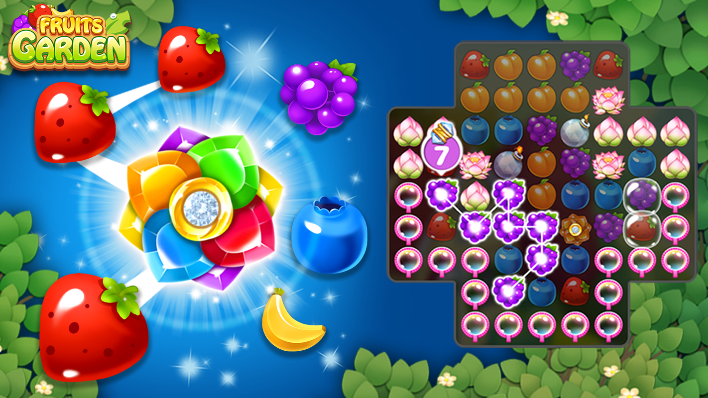 Screenshot 1 of Fruits Garden : Merge Puzzle 1.0.9