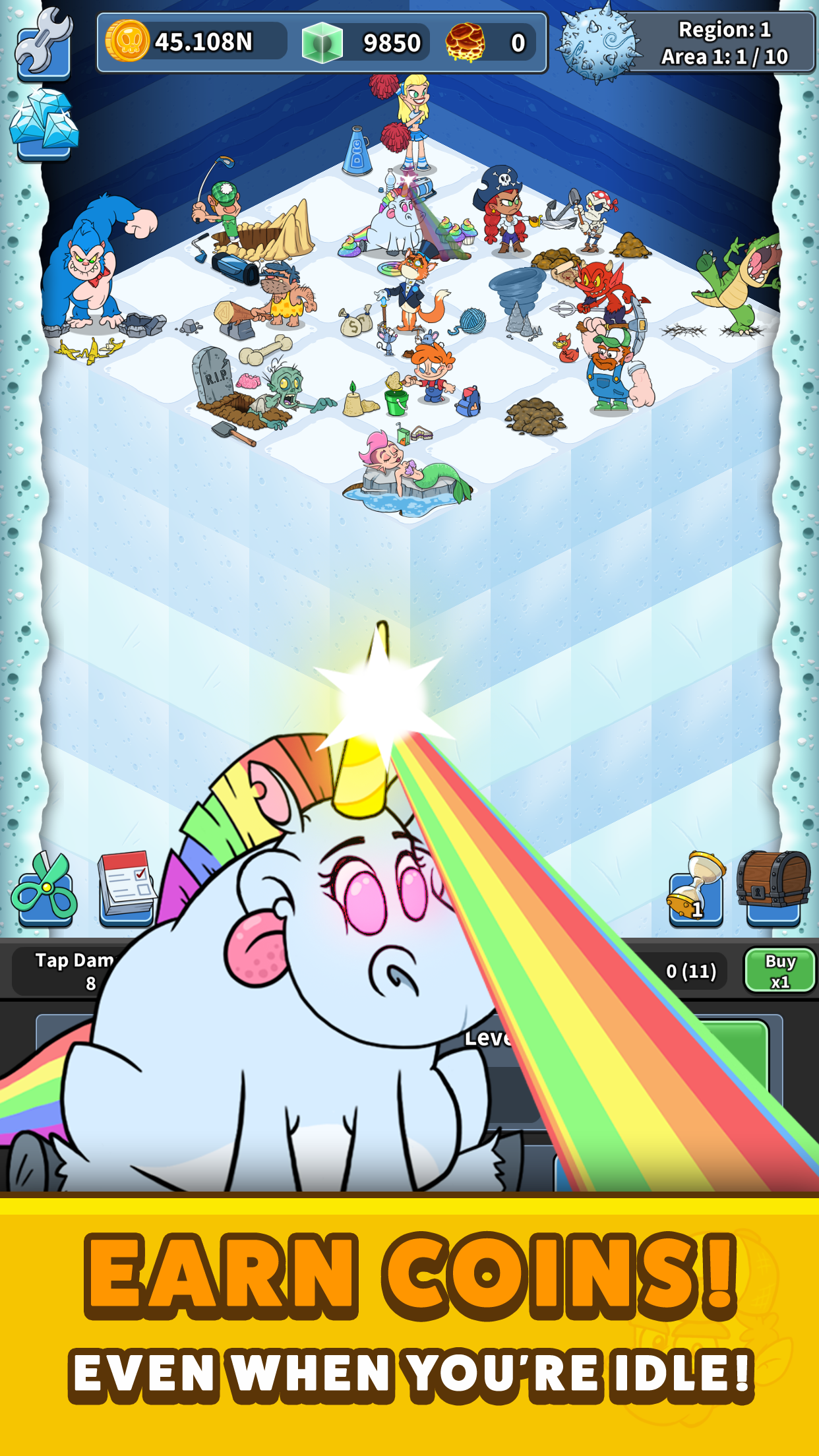 Tap Tap Dig 2: Idle Mine Sim Game Screenshot