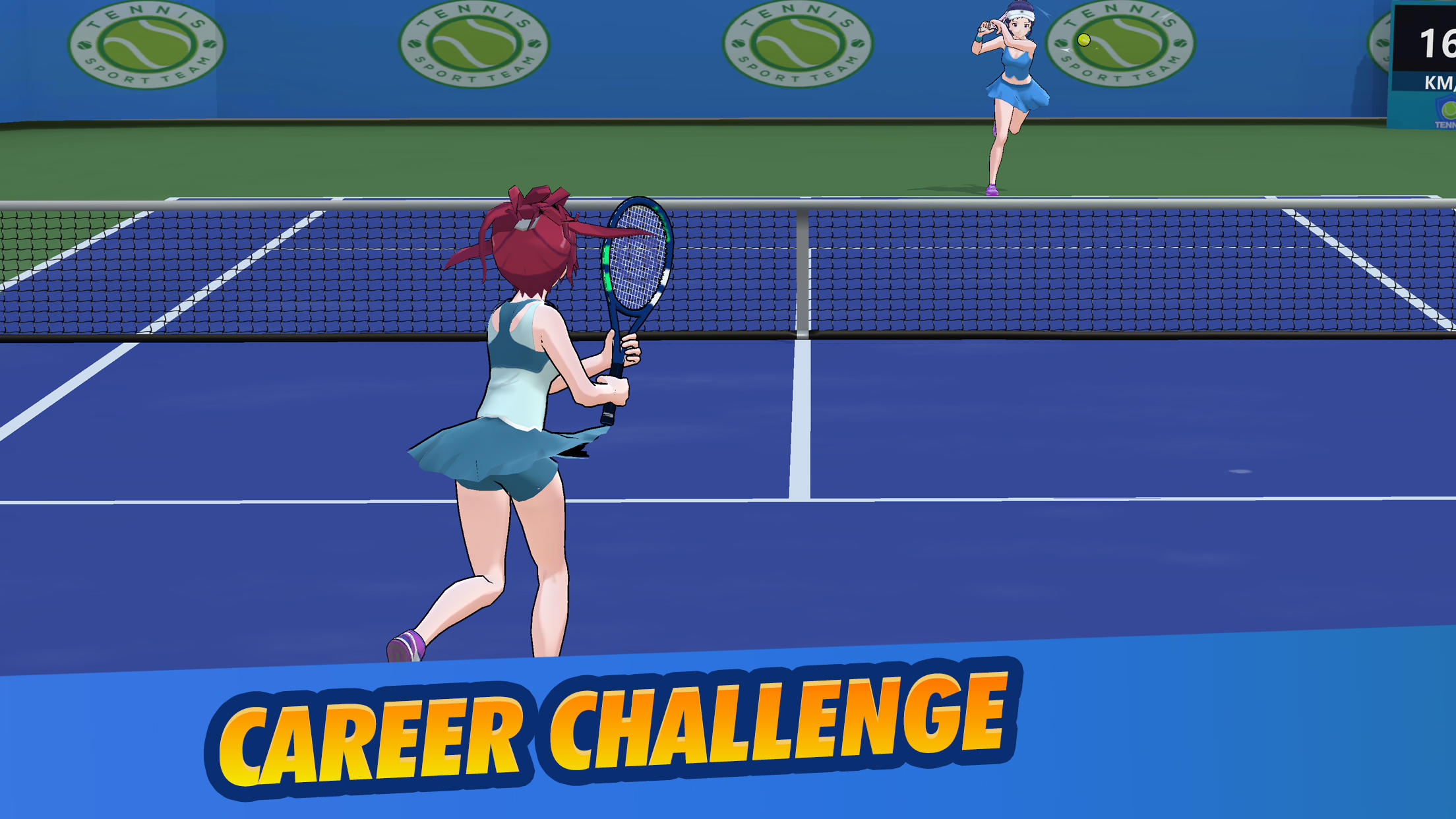 Screenshot of Tennis League: 3D online