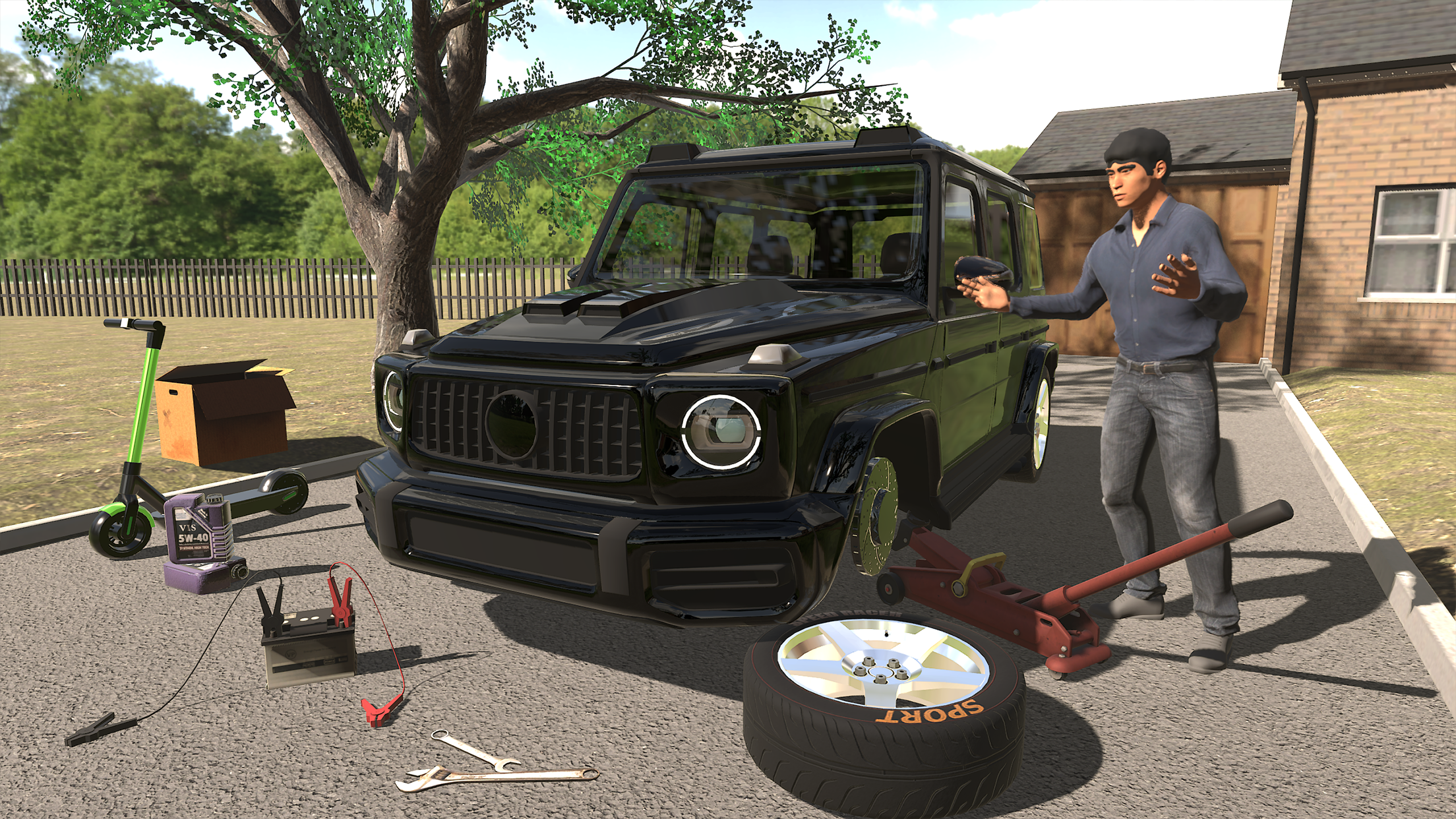 Screenshot of Car Driving 2024 : School Game