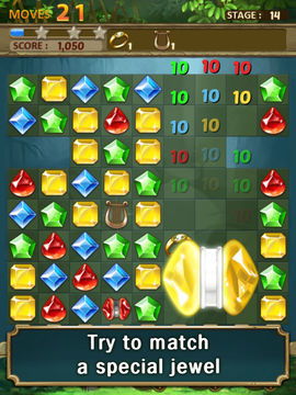 Jewels Jungle : Match 3 Puzzle Game Screenshot