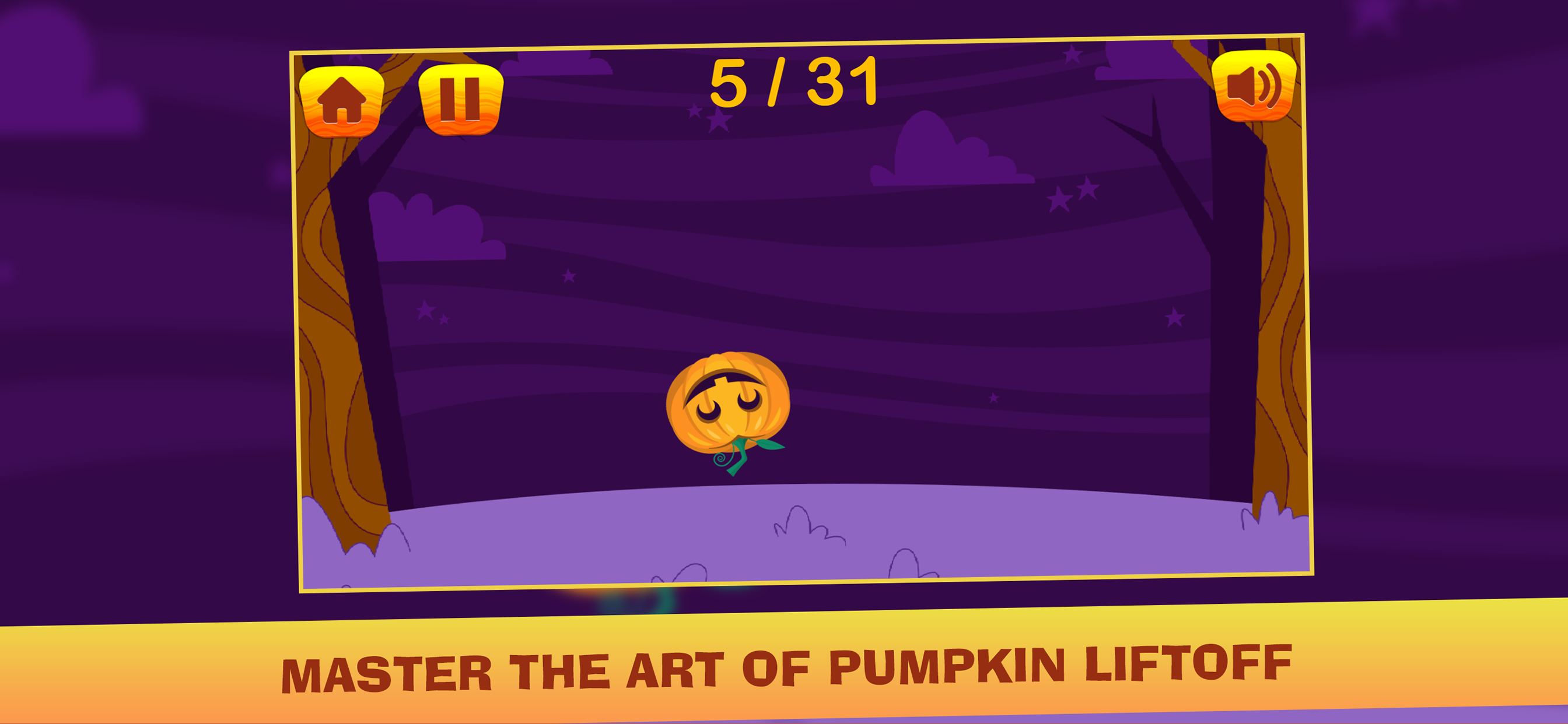 Screenshot of Pumpkin Lift Off