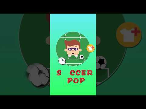 Screenshot of the video of Soccer Pop Go