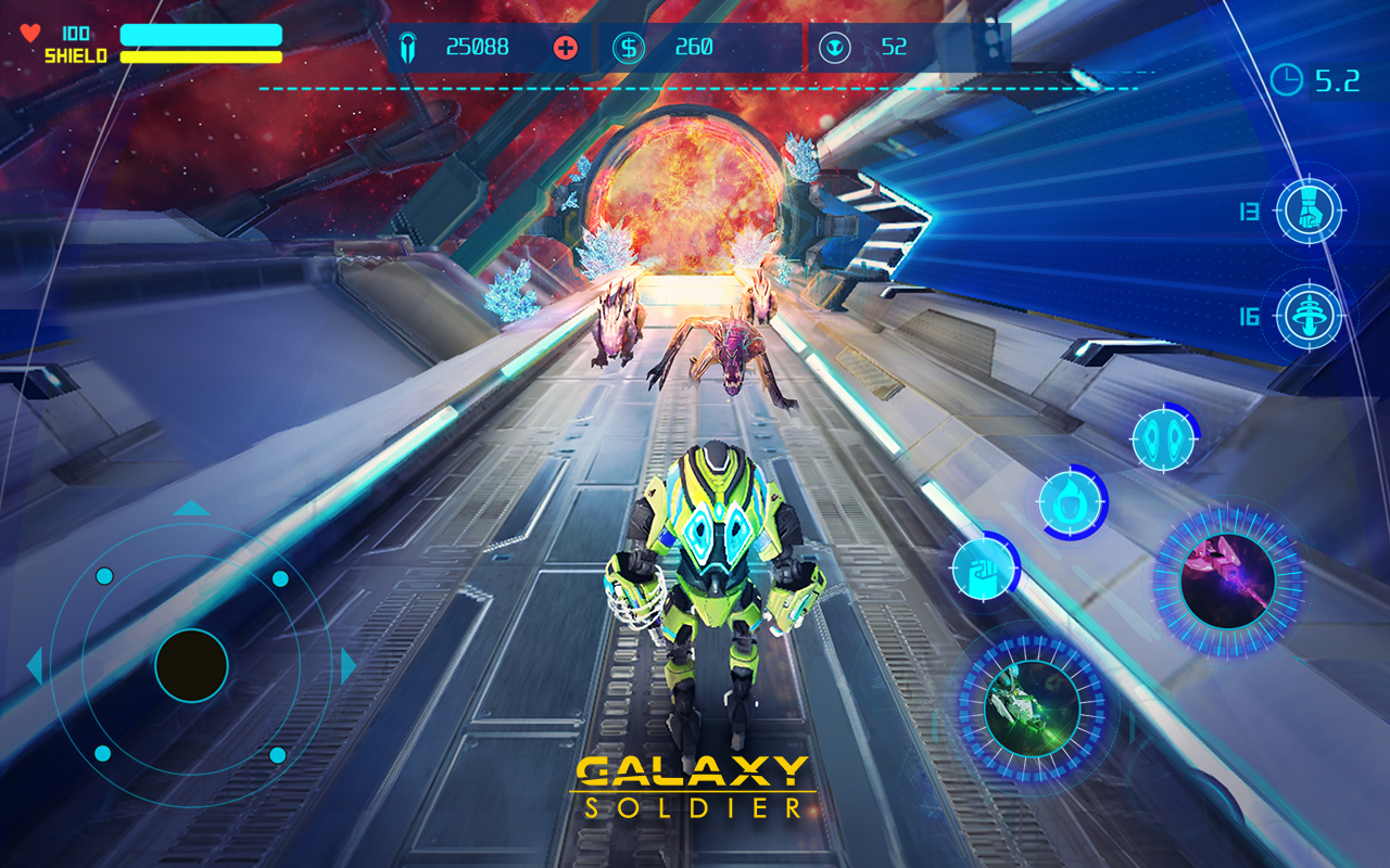 Galaxy Soldier - Alien Shooter Game Screenshot