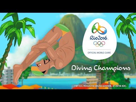 Screenshot of the video of Rio 2016: Diving Champions