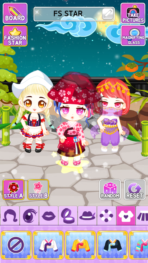 My Fashion Star : Korean & World style Game Screenshot