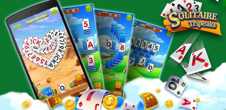 Solitaire Tripeaks jogos de cartas grátis versão móvel andróide iOS-TapTap