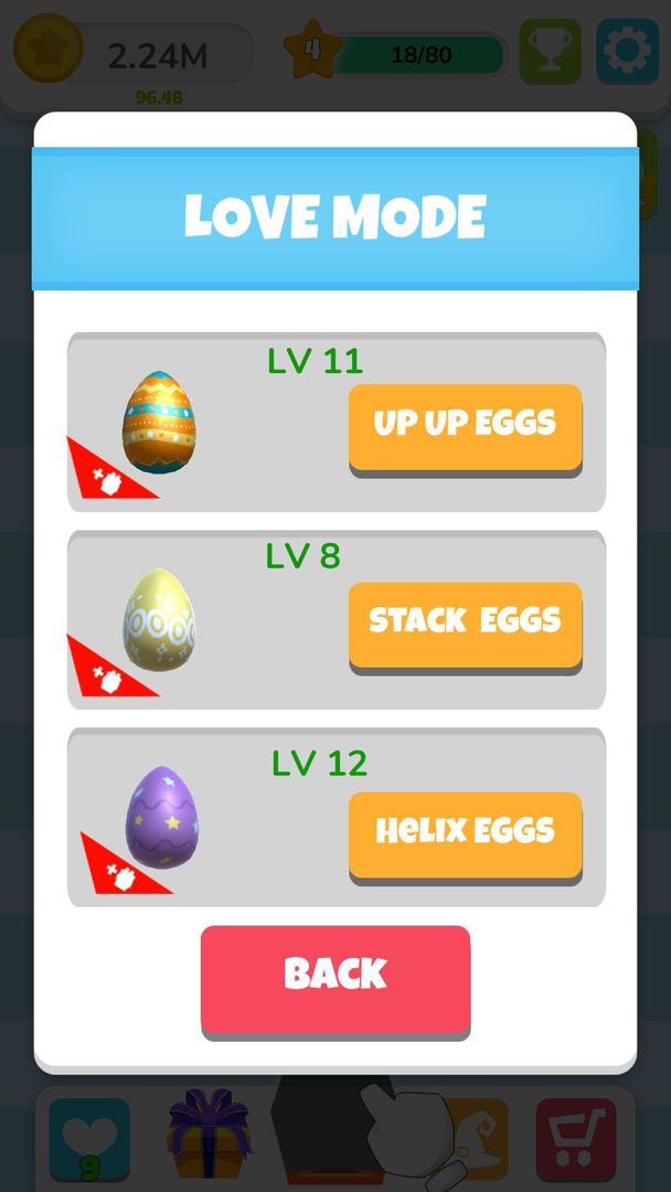 Lovely Egg Courtship screenshot game