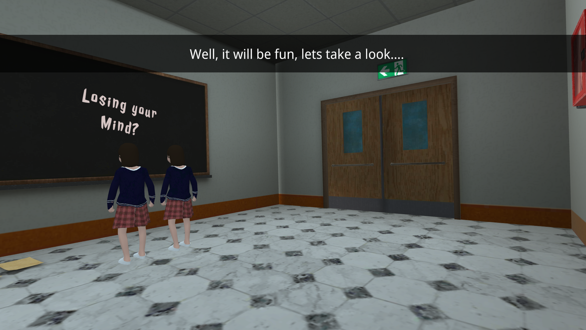 9 Floors: Haunted School Game Screenshot