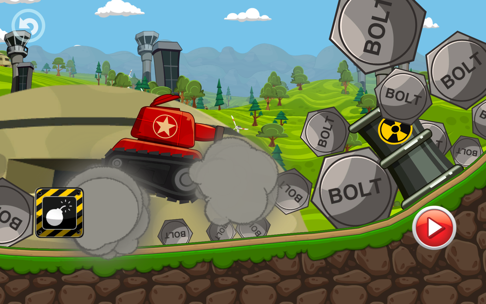 Mini Tanks World War Hero Race Game Screenshot