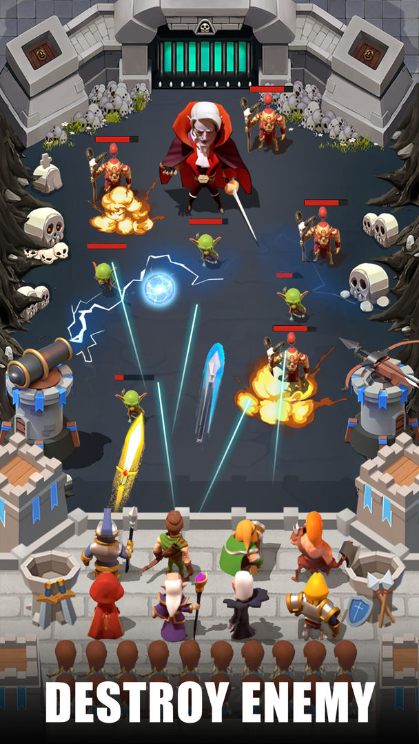 Castle Defense：Idle TD screenshot game