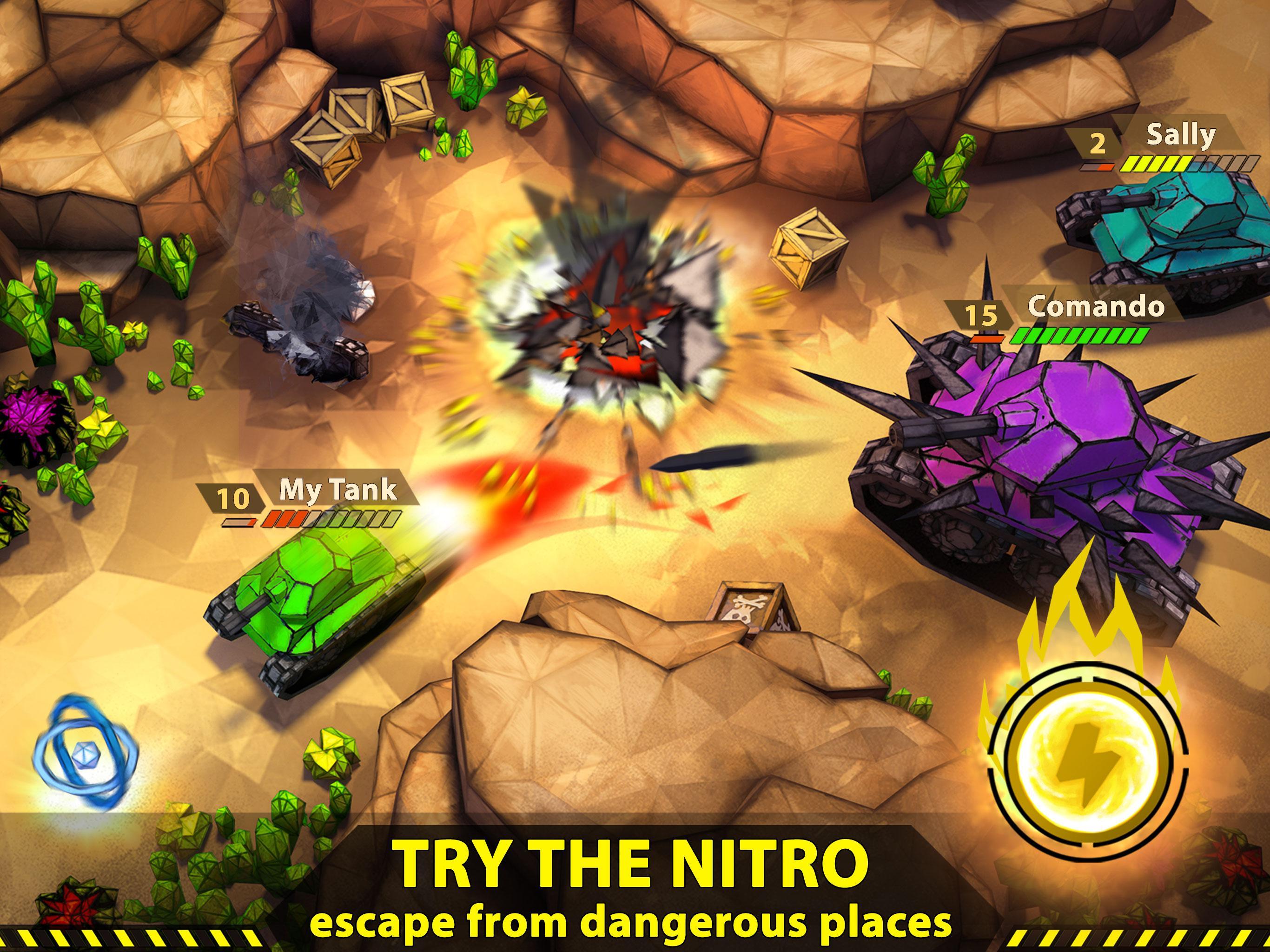 Crash of Tanks: Pocket Mayhem Game Screenshot