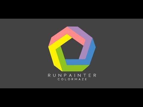 Screenshot dari video RunPainter - ColorMaze