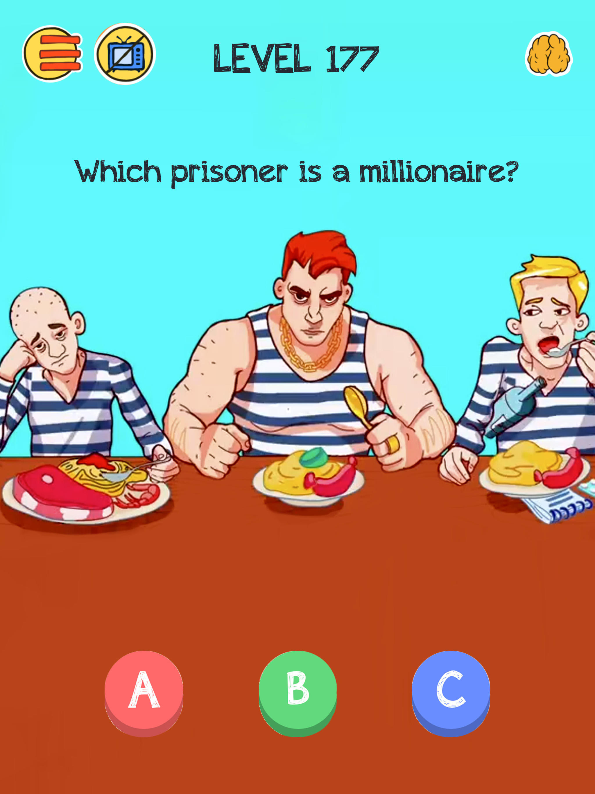 Brain Who? Tricky Riddle Tests Game Screenshot