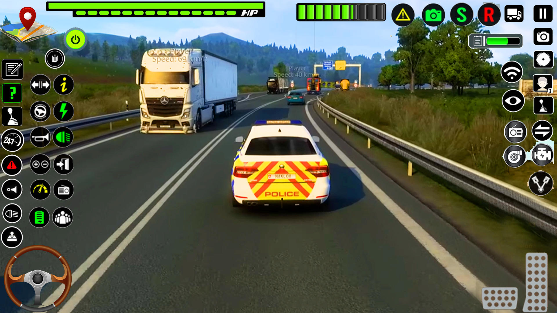 Captura de Tela do Jogo Police Games Car Games Parking