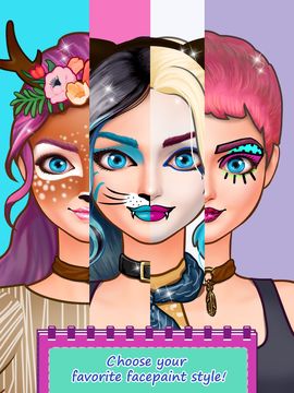 Face Paint Party - Social Star Game Screenshot