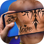 Icon of Tattoo sketch simulator