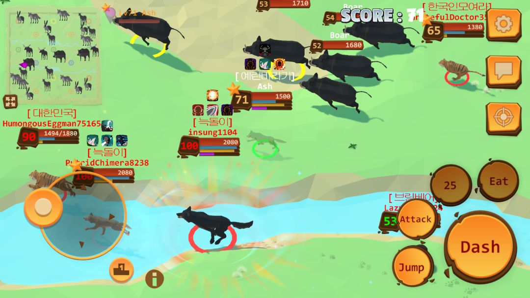 Screenshot of Animal Kingdom Online