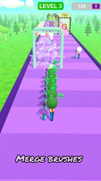 Makeup Runner: Battle Makeover Game Screenshot