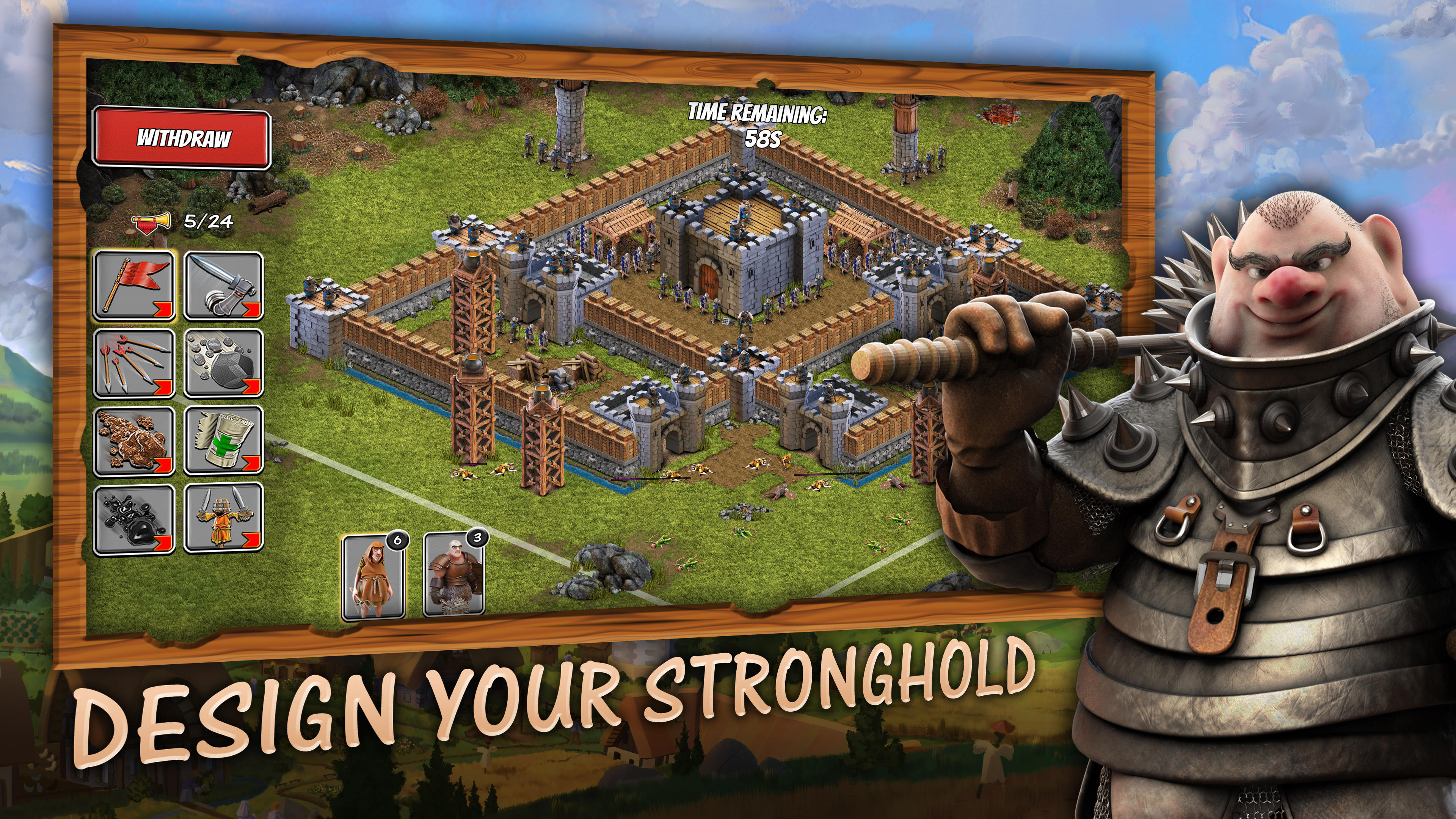 Stronghold Castles Game Screenshot