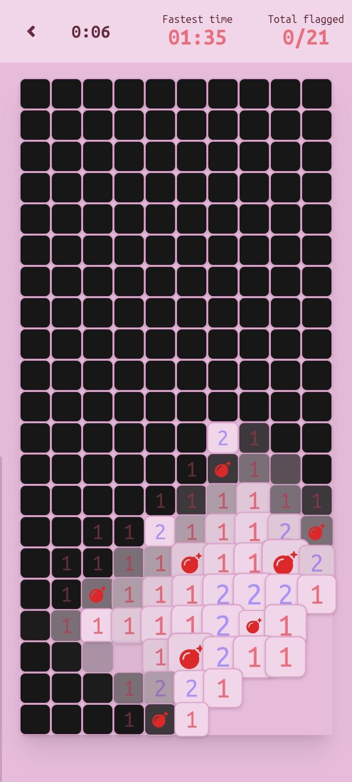 MineSweeper ภาพหน้าจอเกม