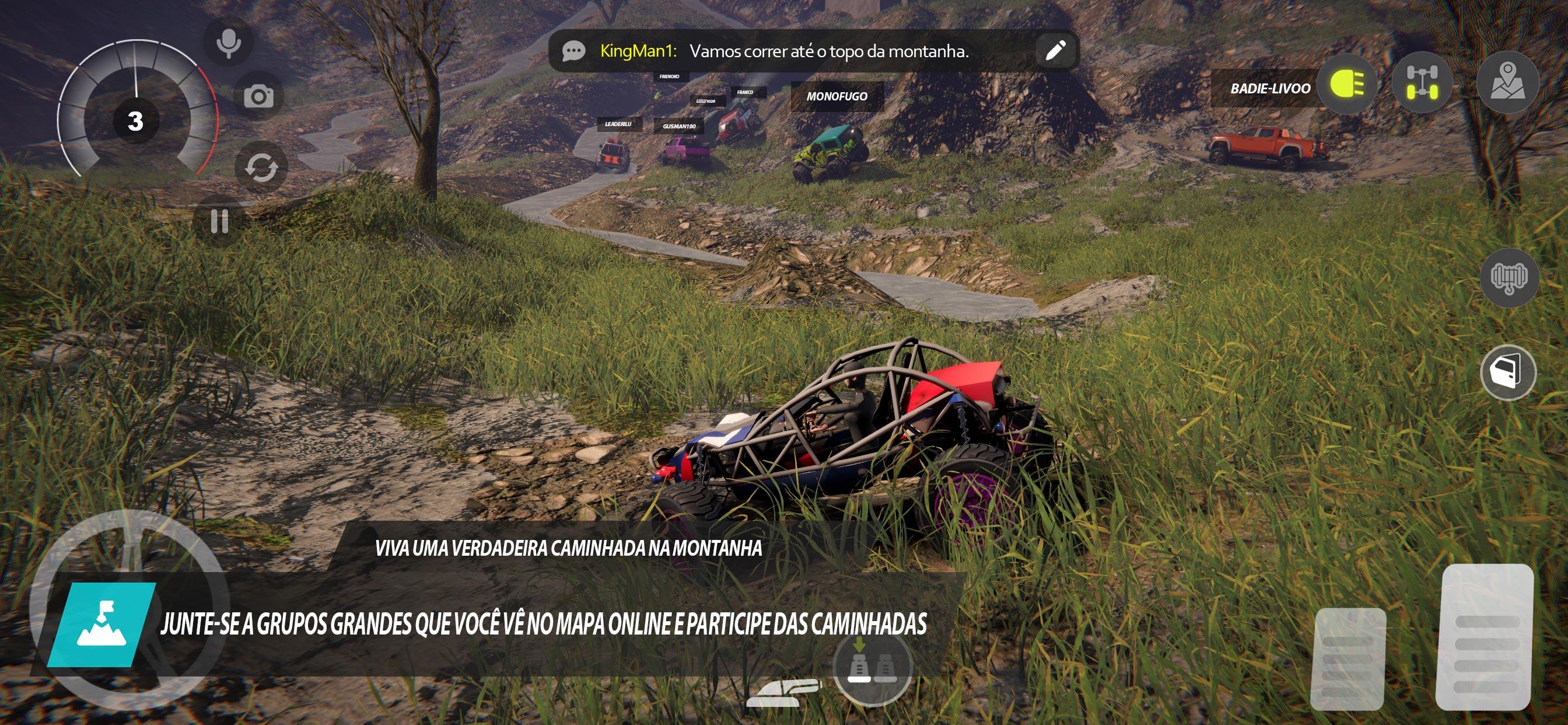 Captura de Tela do Jogo Offroad League Online