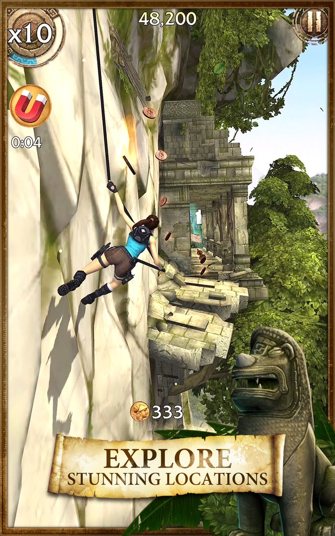 Lara Croft: Relic Run ภาพหน้าจอเกม