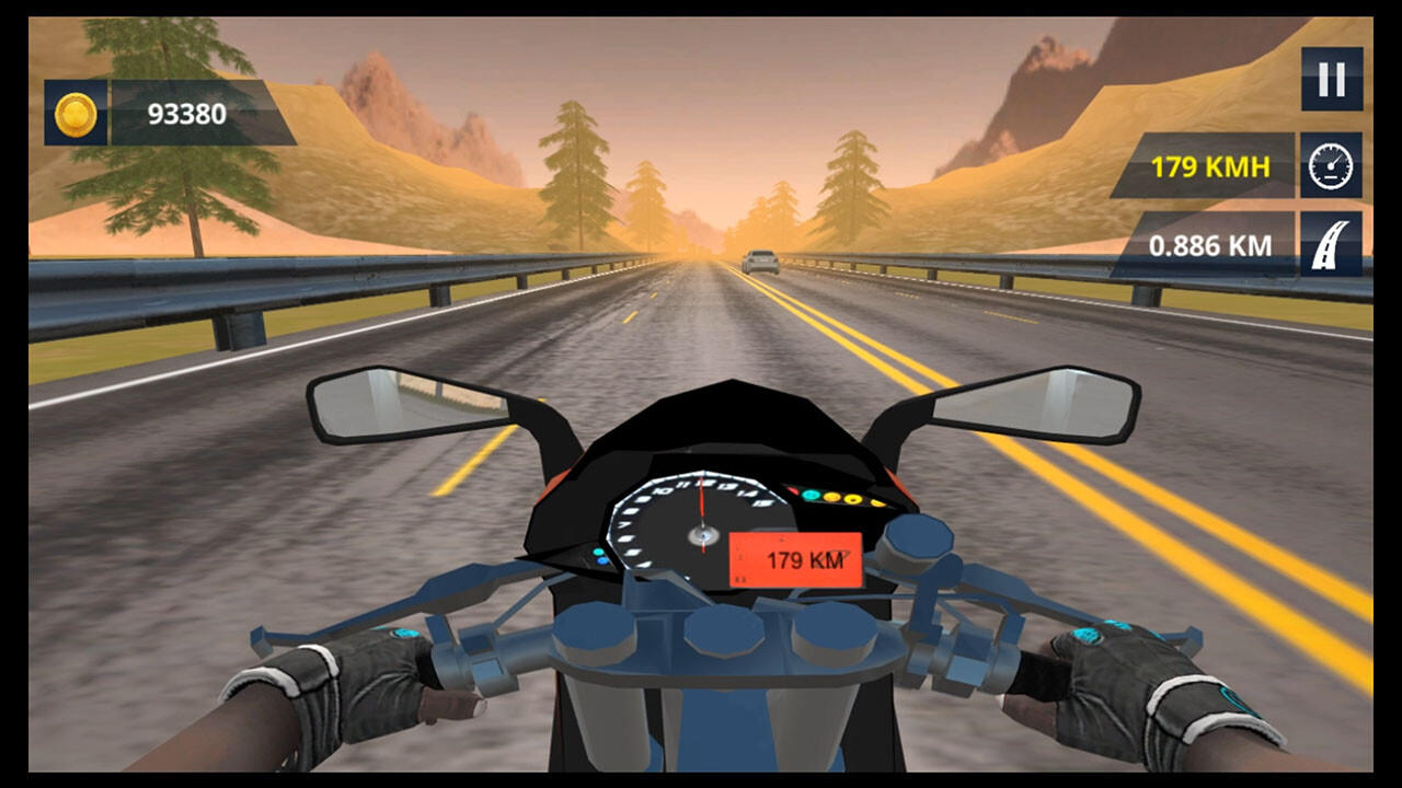 Screenshot 1 of Дорожный мотоцикл 