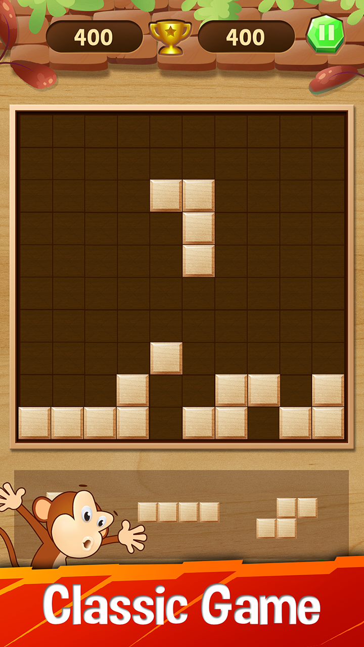 Wood Block Puzzle Game Screenshot
