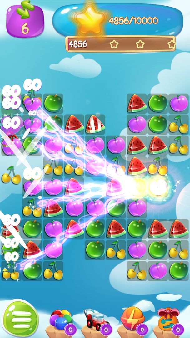Screenshot of Fruit Jam Splash: Candy Match