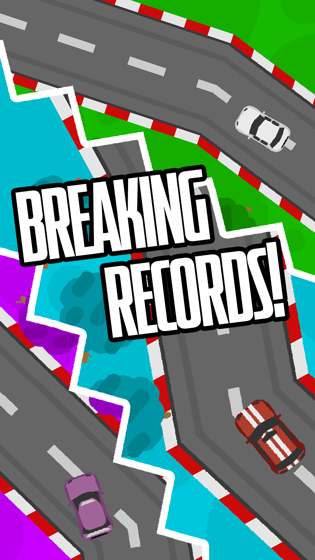 Crazy Road ゲームのスクリーンショット