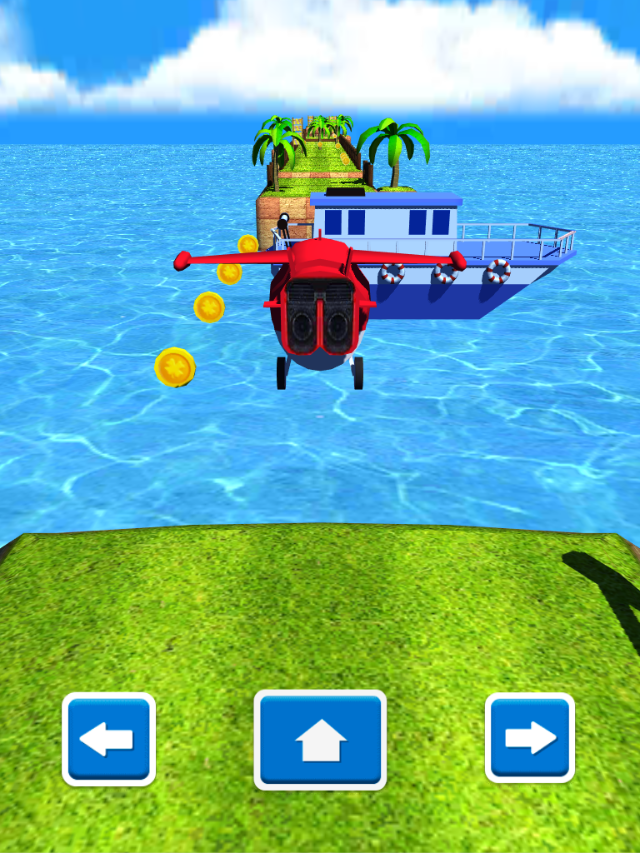 Super kid plane screenshot game