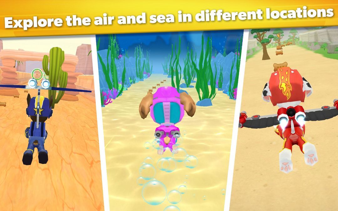 PAW Patrol: Air & Sea screenshot game