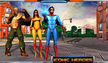 City Heroes 3D: Aliens War Game Screenshot