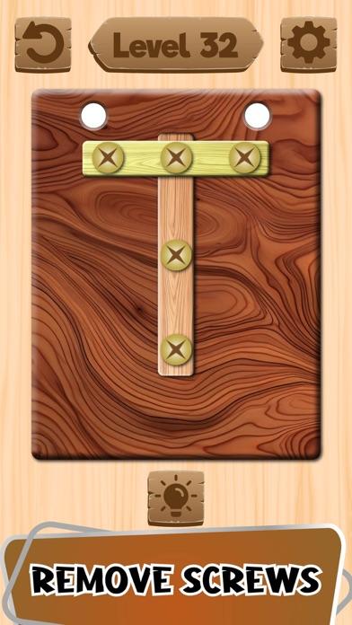 Wood Nuts & Bolts: Screw Sort Game Screenshot