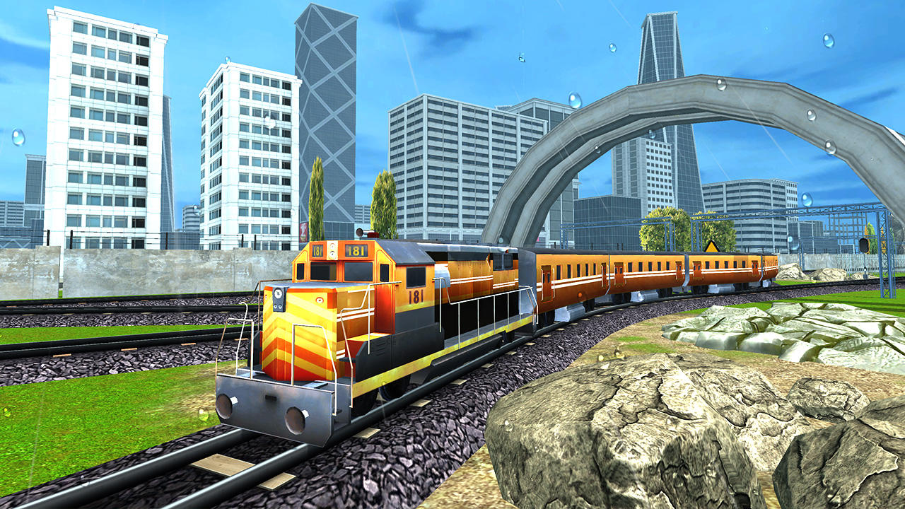 Скриншот игры Train Racing Mulitplayer