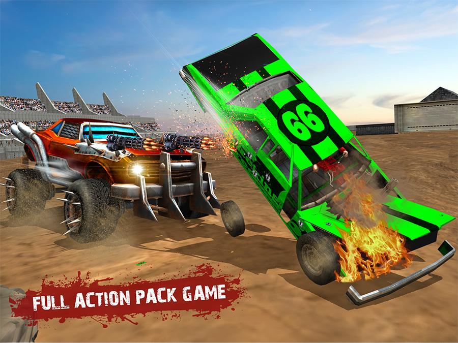 Demolition Derby Real Car Wars Game Screenshot