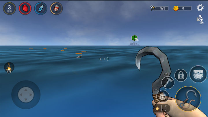 Screenshot 1 of Raft Survival Simulator 